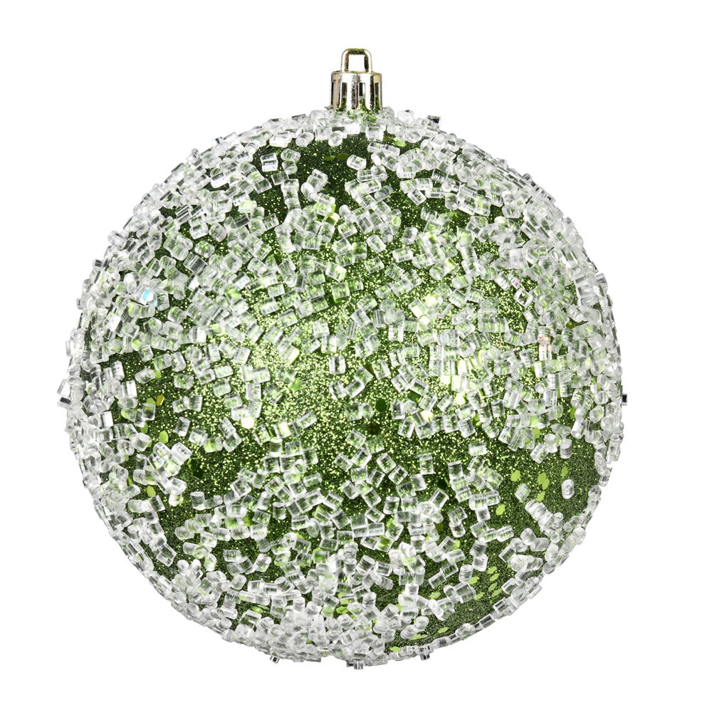 4.75" Glitter Hail Ball - Set of 4