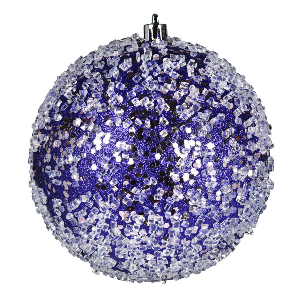 4.75" Glitter Hail Ball - Set of 4