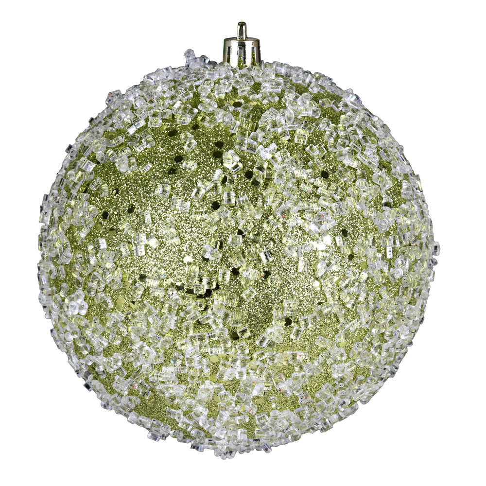 4.75" Glitter Hail Ball - Set of 4