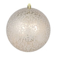 4" Crackle Ball Ornament - Set of 6