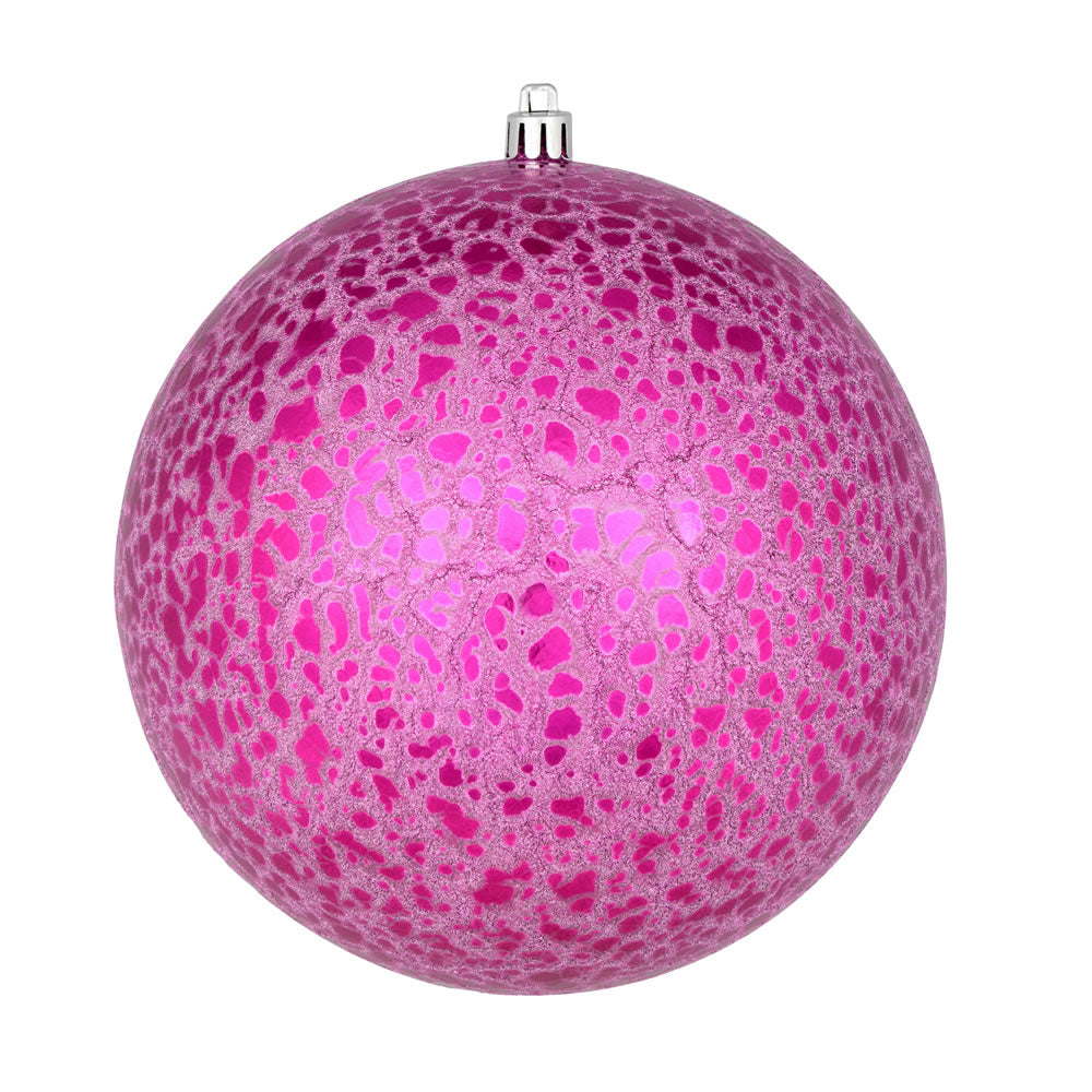 8" Crackle Ball Ornament