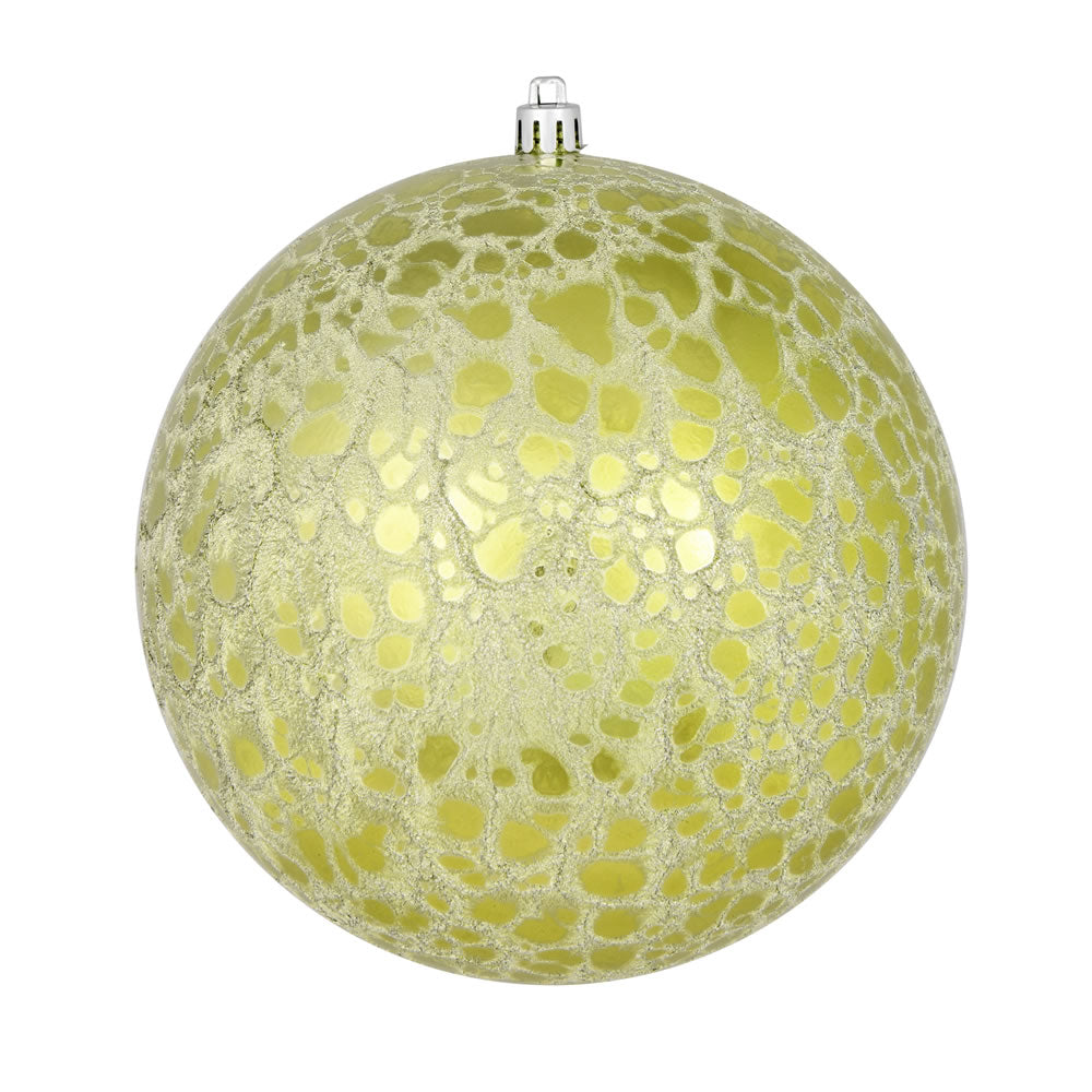 8" Crackle Ball Ornament