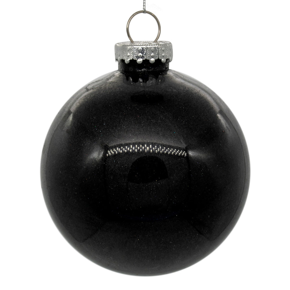 4" Glitter Clear Ball - Set of 6