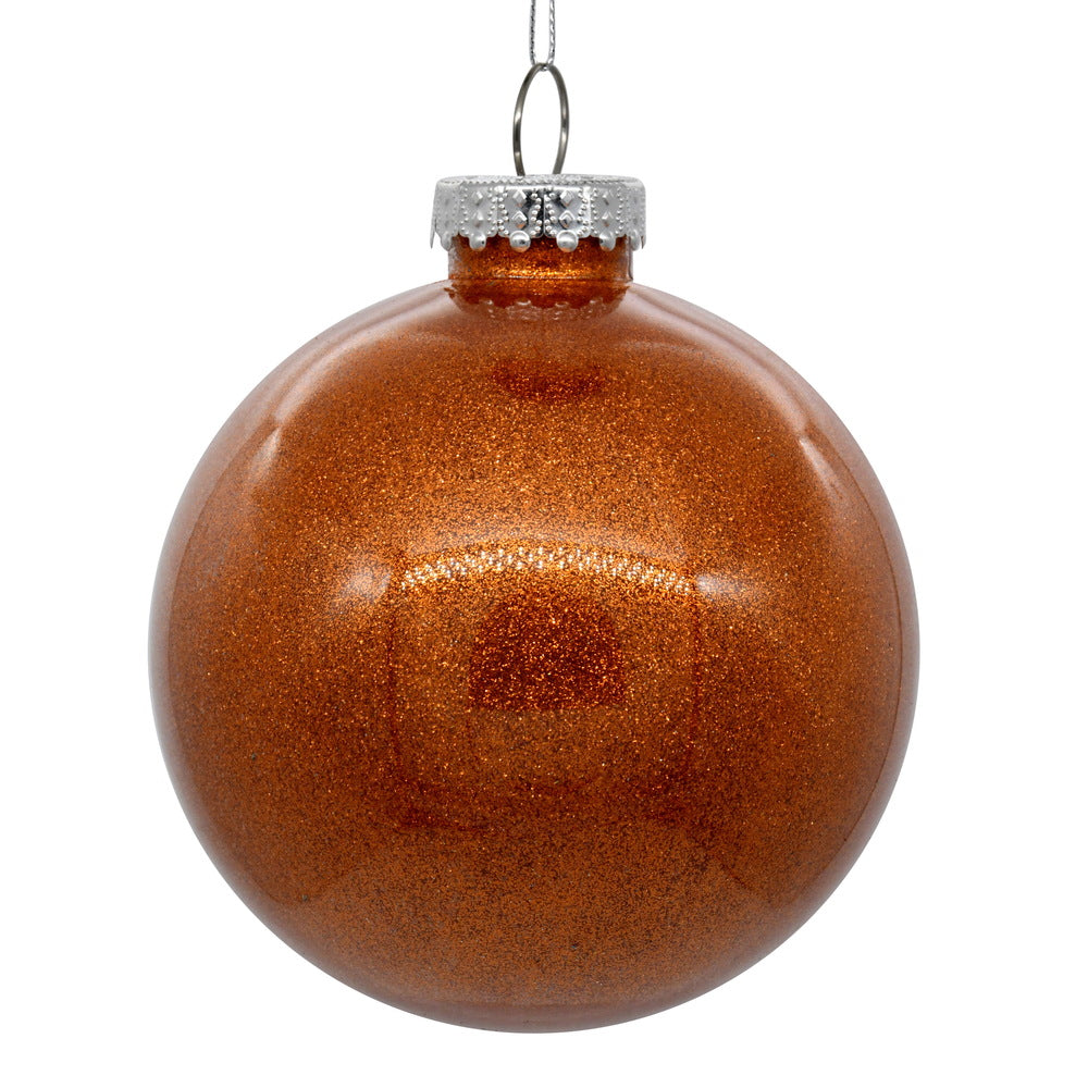 4" Glitter Clear Ball - Set of 6