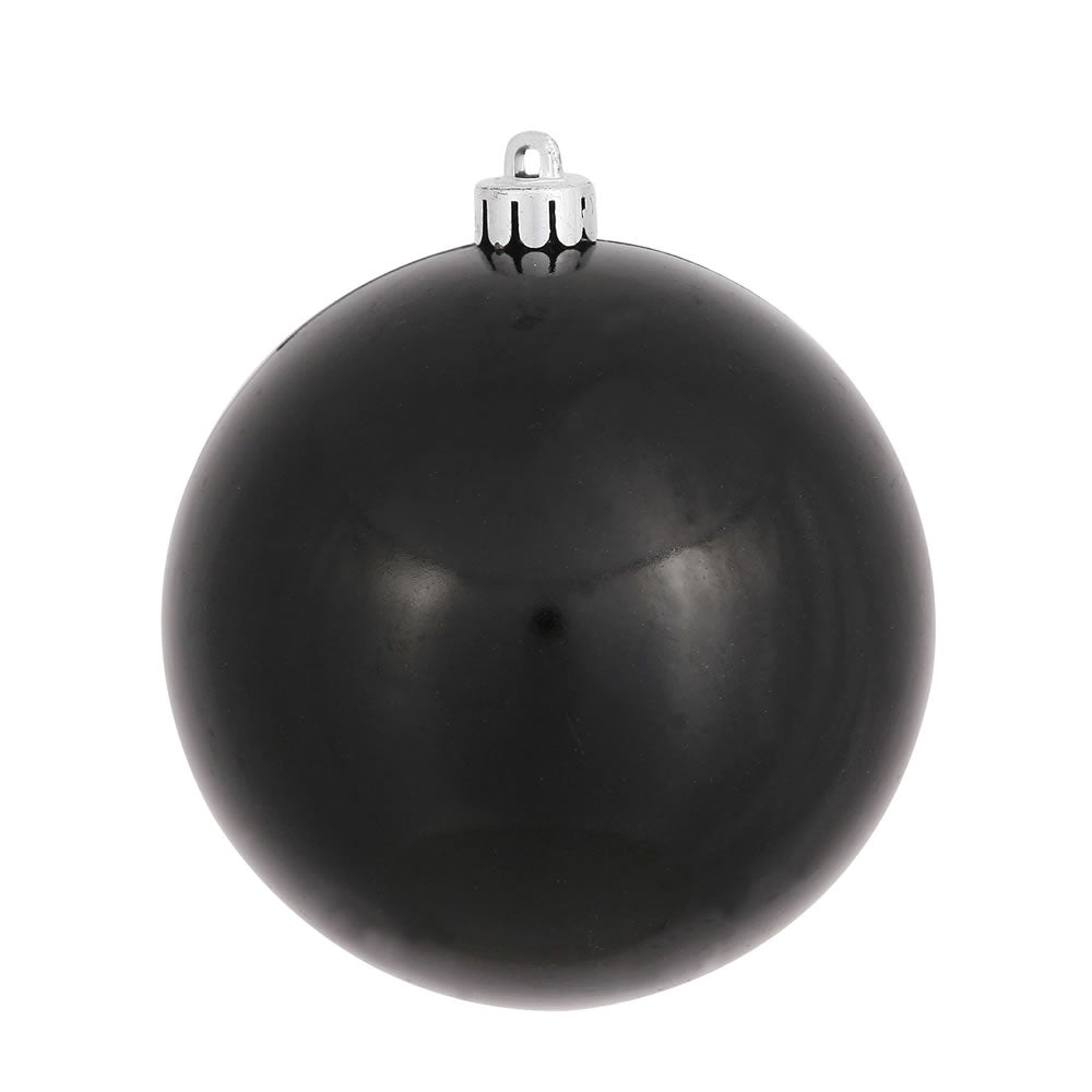 Black - Shatterproof Ball Christmas Tree Ornaments