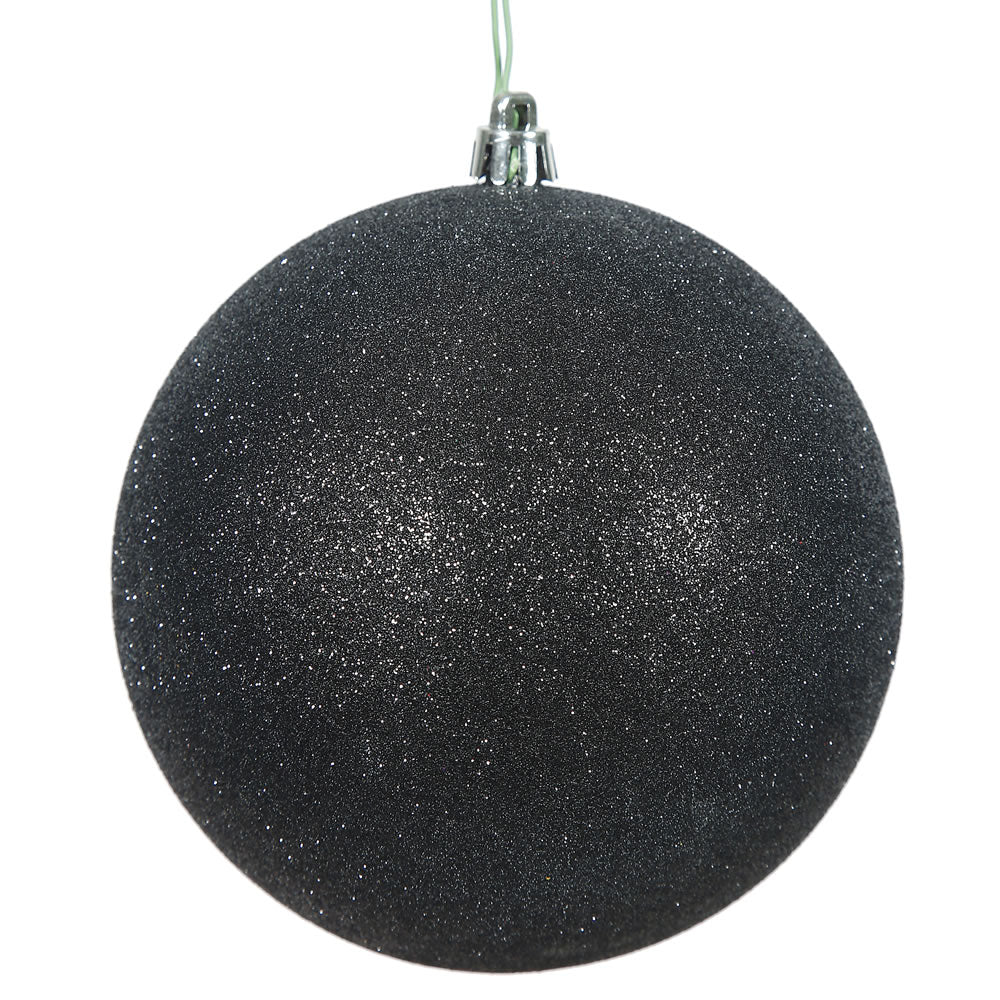 Black - Shatterproof Ball Christmas Tree Ornaments