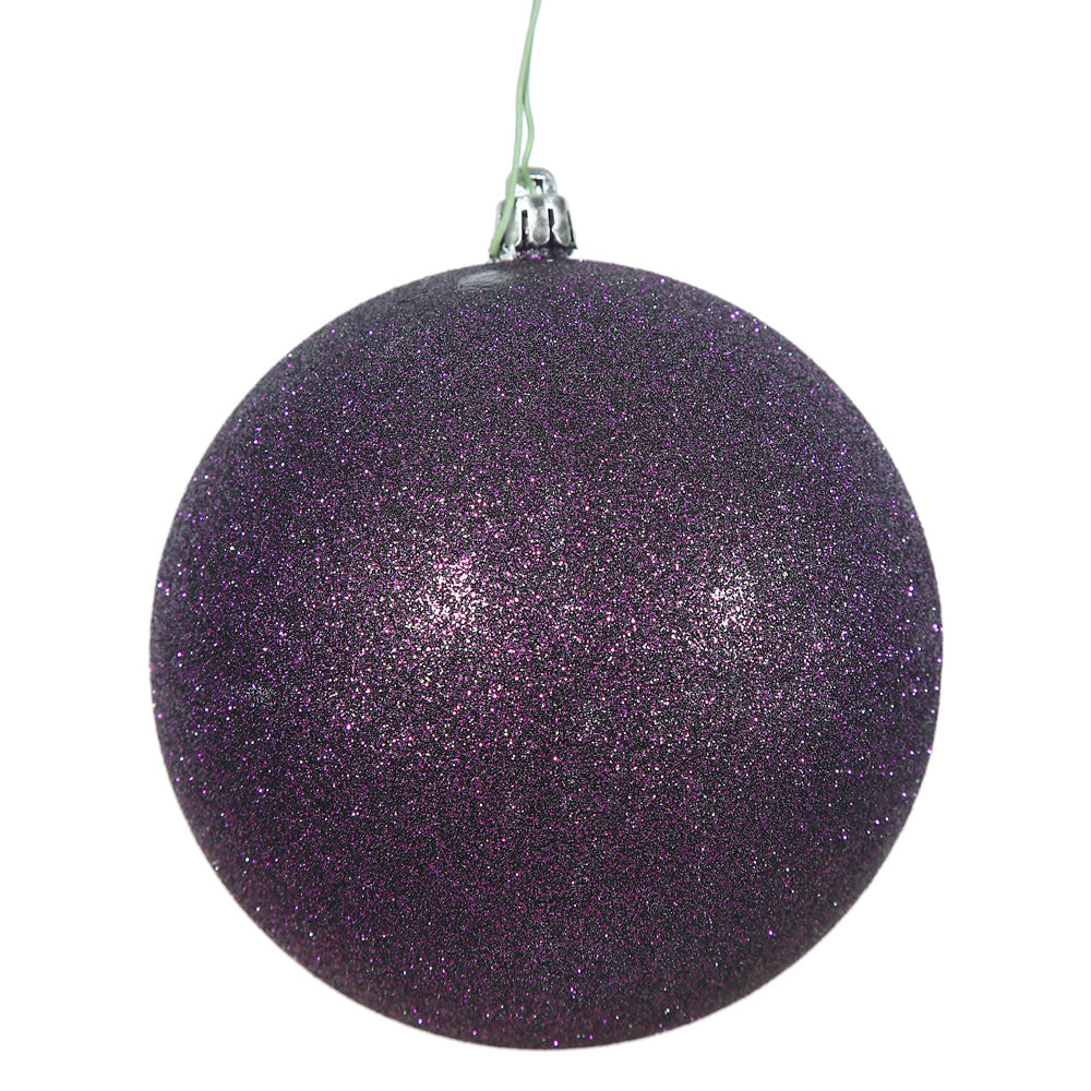 Plum - Shatterproof Ball Christmas Tree Ornaments