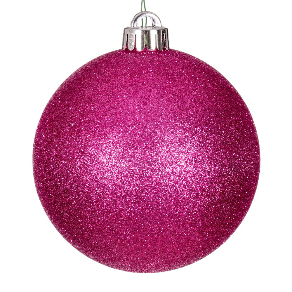 Hot Pink - Shatterproof Ball Christmas Tree Ornaments