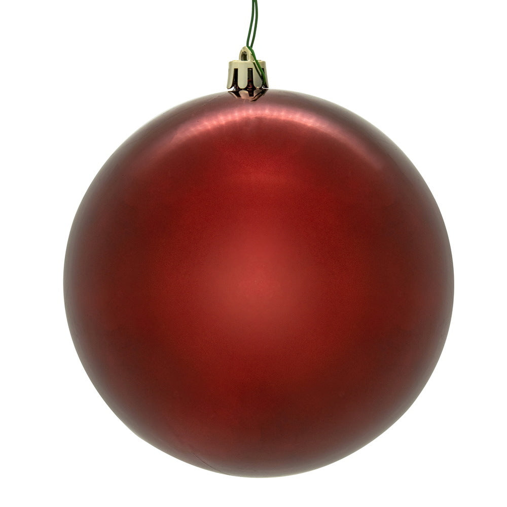 Crimson Red - Shatterproof Ball Chritsmas Tree Ornamanets