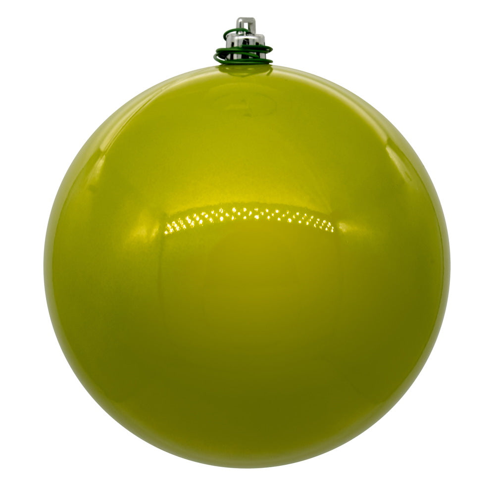 Lime - Shatterproof Ball Christmas Tree Ornaments