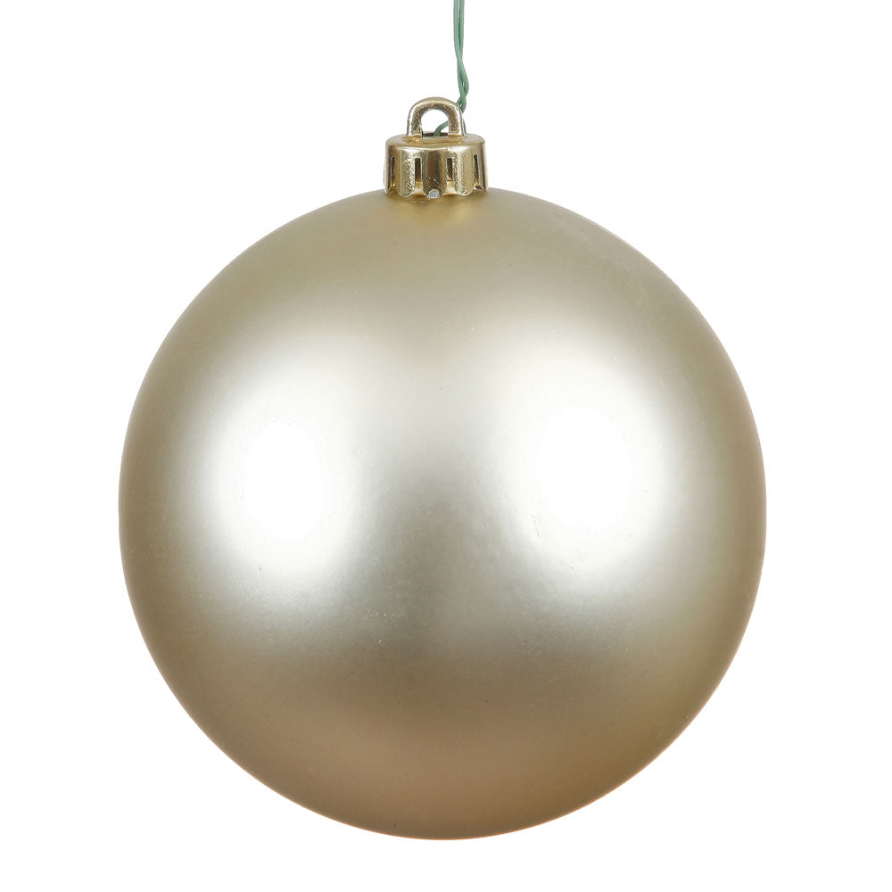 Champagne - Shatterproof Ball Christmas Tree Ornaments