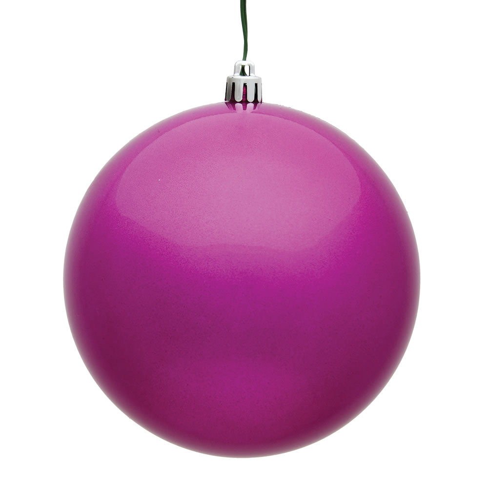 Fuchsia - Shatterproof Ball Christmas Tree Ornaments