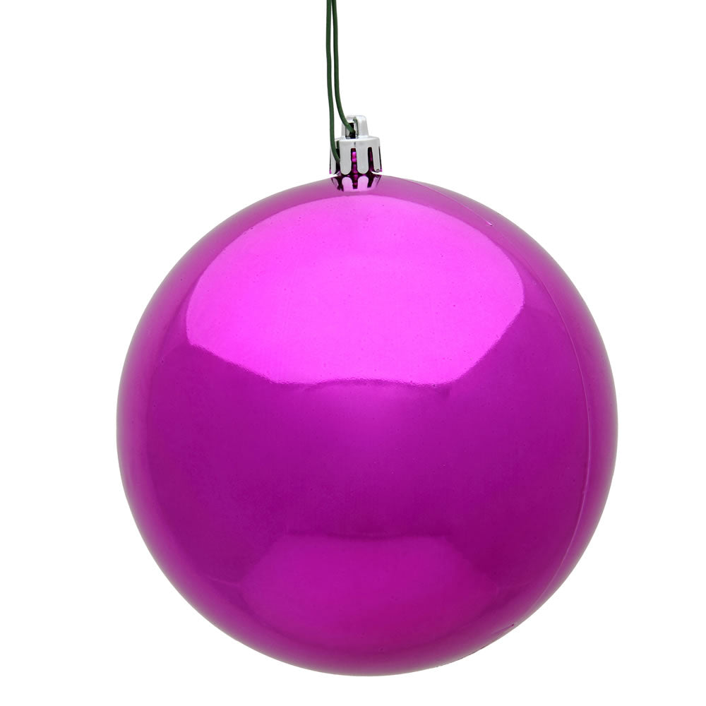 Fuchsia - Shatterproof Ball Christmas Tree Ornaments