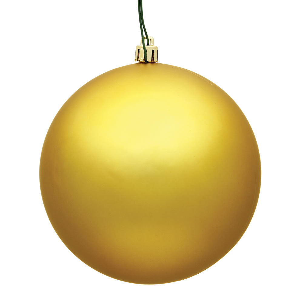 Honey Gold - Shatterproof Ball Christmas Tree Ornaments