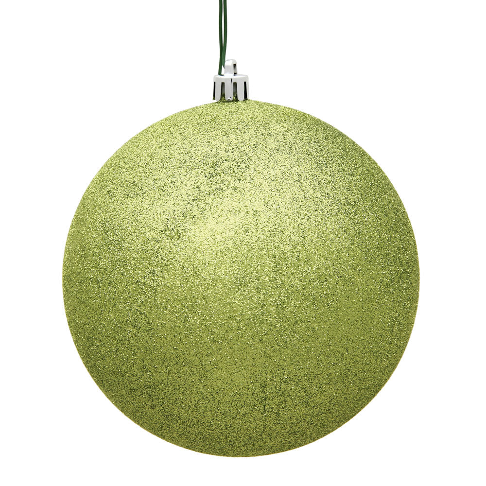 Lime - Shatterproof Ball Christmas Tree Ornaments