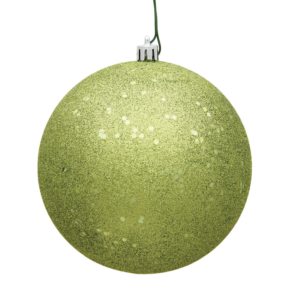 Lime - Shatterproof Ball Christmas Tree Ornaments