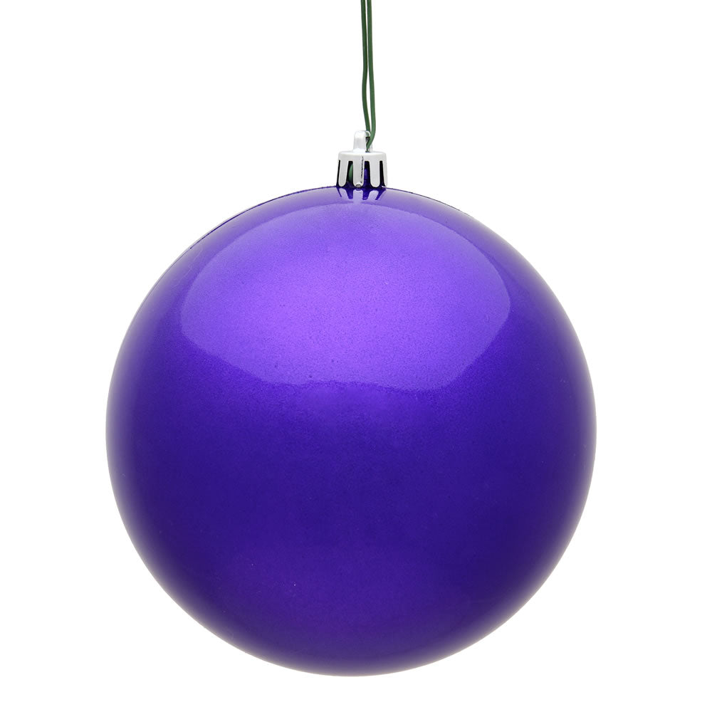 Purple - Shatterproof Ball Christmas Tree Ornaments
