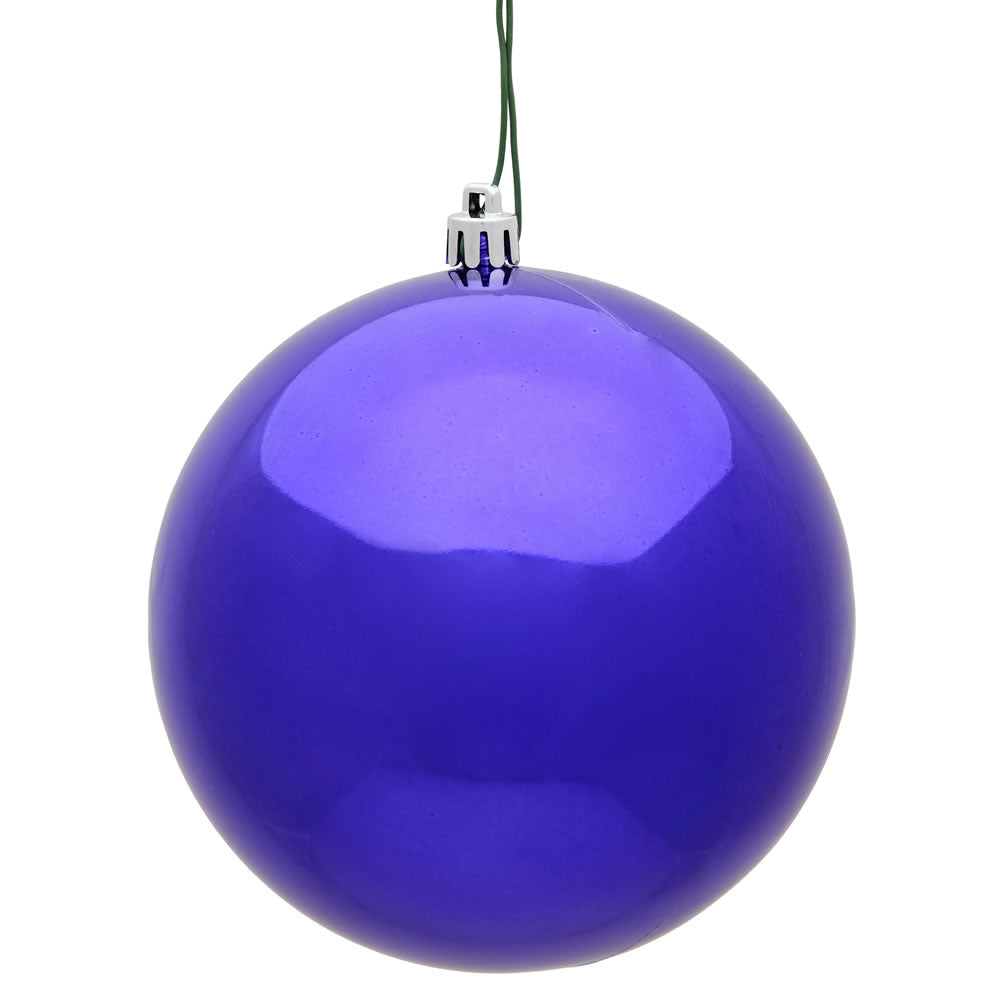 Purple - Shatterproof Ball Christmas Tree Ornaments
