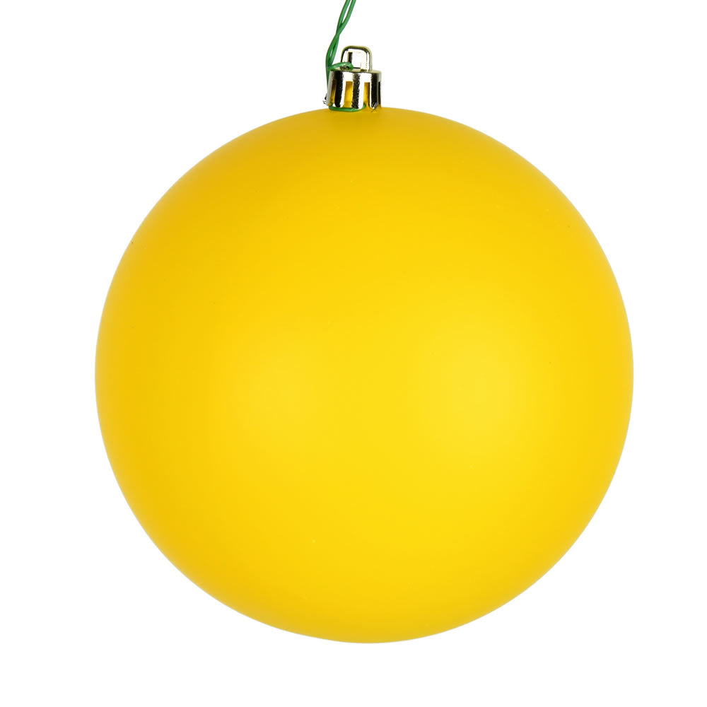 Yellow - Shatterproof Ball Chritsmas Tree Ornamanets