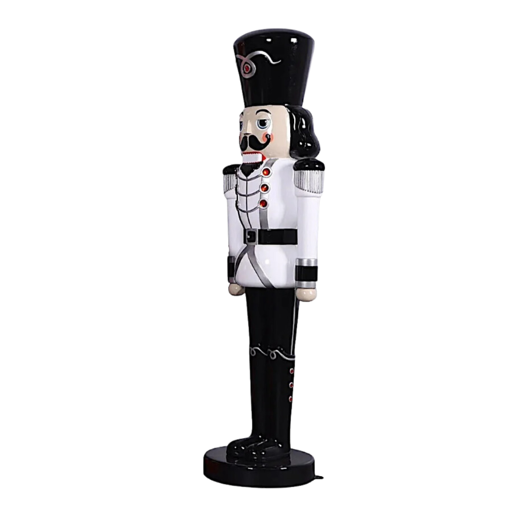 6 Foot Jeweled Nutcracker Resin Display
