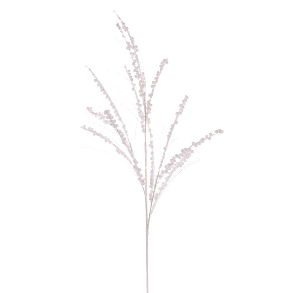 36" Berry Twig Glitter Spray - Set of 6