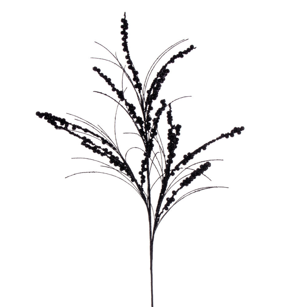 36" Berry Twig Glitter Spray - Set of 6