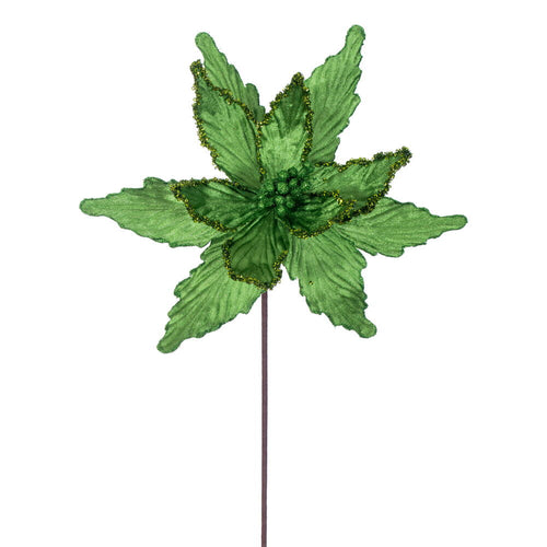 21.5" Poinsettia 12" Flower - Set of 6