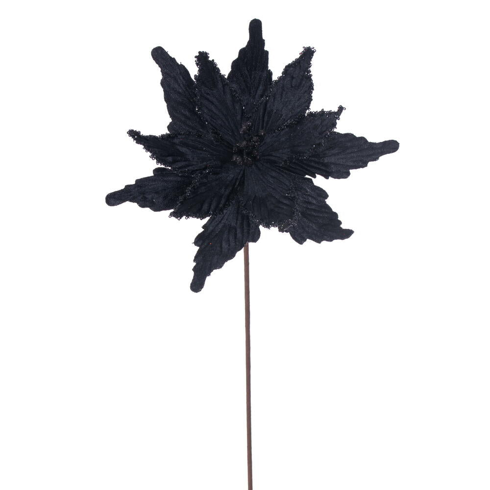 21.5" Poinsettia 12" Flower - Set of 6
