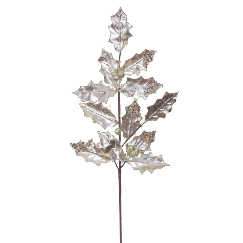 28" Holly Leaf Spray - Set of 6