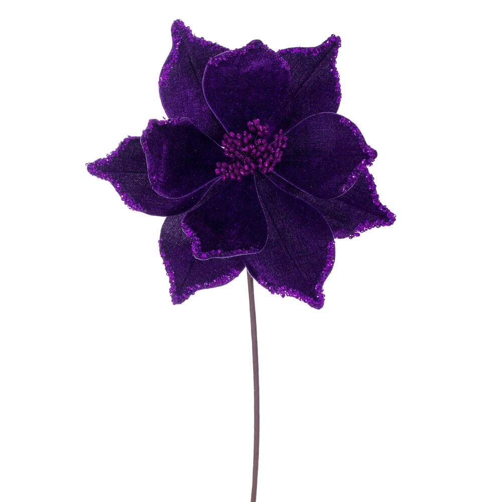21.5" Poinsettia 10" Flower - Set of 6