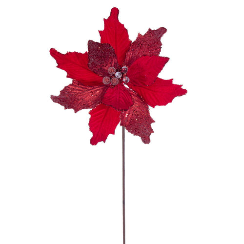 20" Velvet Sugar 11.5" Flower - Set of 3