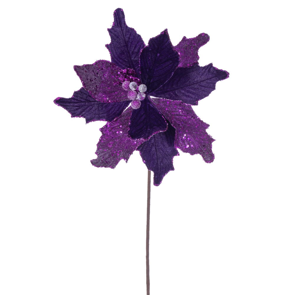 20" Velvet Sugar 11.5" Flower - Set of 3