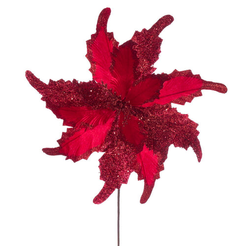 20" Grand Velvet 18" Flower - Set of 2