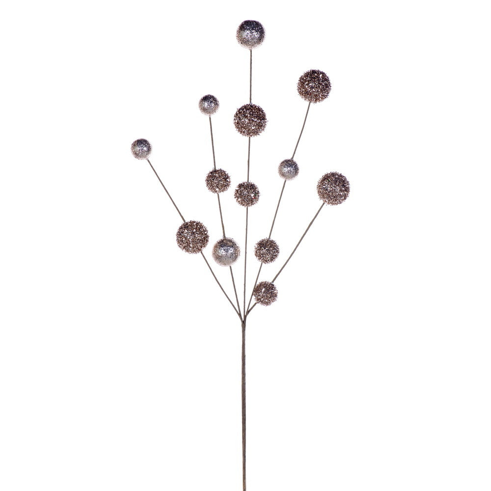 28" Glitter Ball Spray - Set of 2