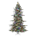 Candied Spruce LED Christmas Tree with Dura Lit Warm white and Interchangeable G40 Bulbs (7.5' and 9')
