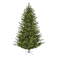 Layered Balsam Christmas Tree with Multi Function Dual LED (Multi and Warm White) Lights (6.5' - 12')
