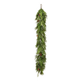 72X12" Natural Touch Mix Evergreen Garland