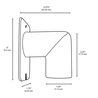 Vibe Integrated Brass Mini Sconce Light