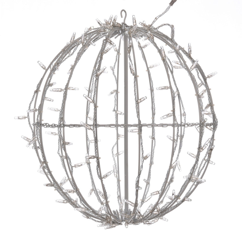 LED - Foldable Lighted Sphere - Heavy Duty Brown Frame