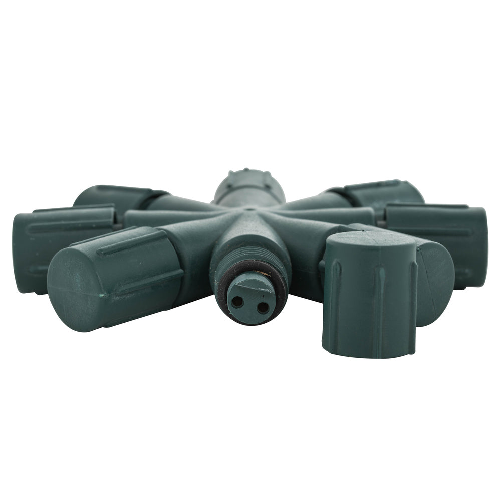 8 Way Coax Splitter - FestivePro Coaxial Connection