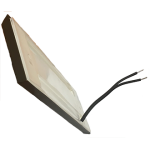 CABO Integrated Small Flat Panel Step Light Frosted - 5.5" x 2.937"