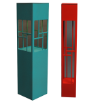 CENTER SQUARE 6x6 Silhouette Bollard
