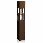 CENTER SQUARE 6x6 Silhouette Bollard