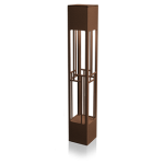 CENTER SQUARE 6x6 Silhouette Bollard
