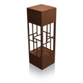 CENTER SQUARE 6x6 18 Bollard / Post-Top