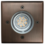 CONTEMPORARY Square Face Gimble Well Light