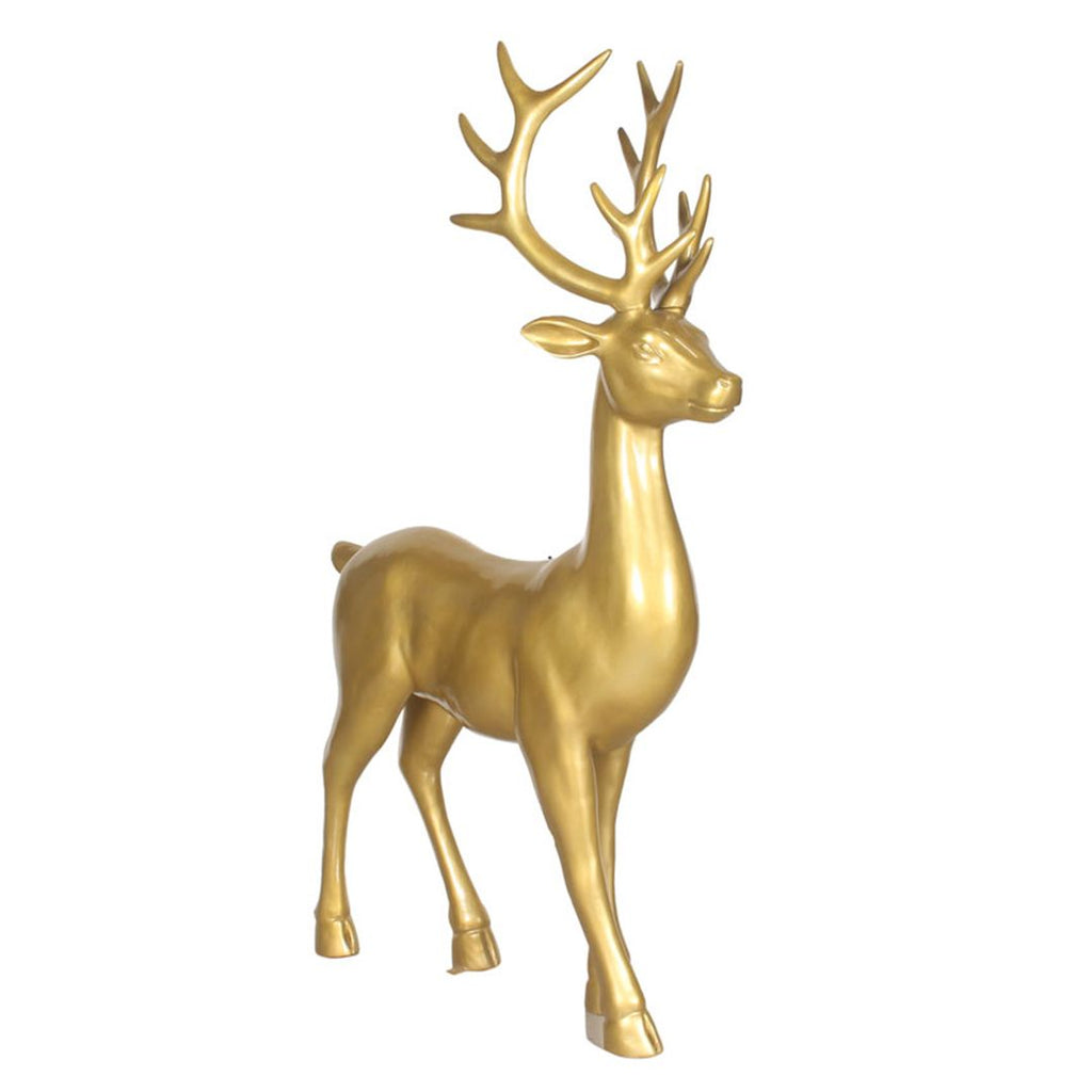6 Foot Elegant Standing Deer Resin Display