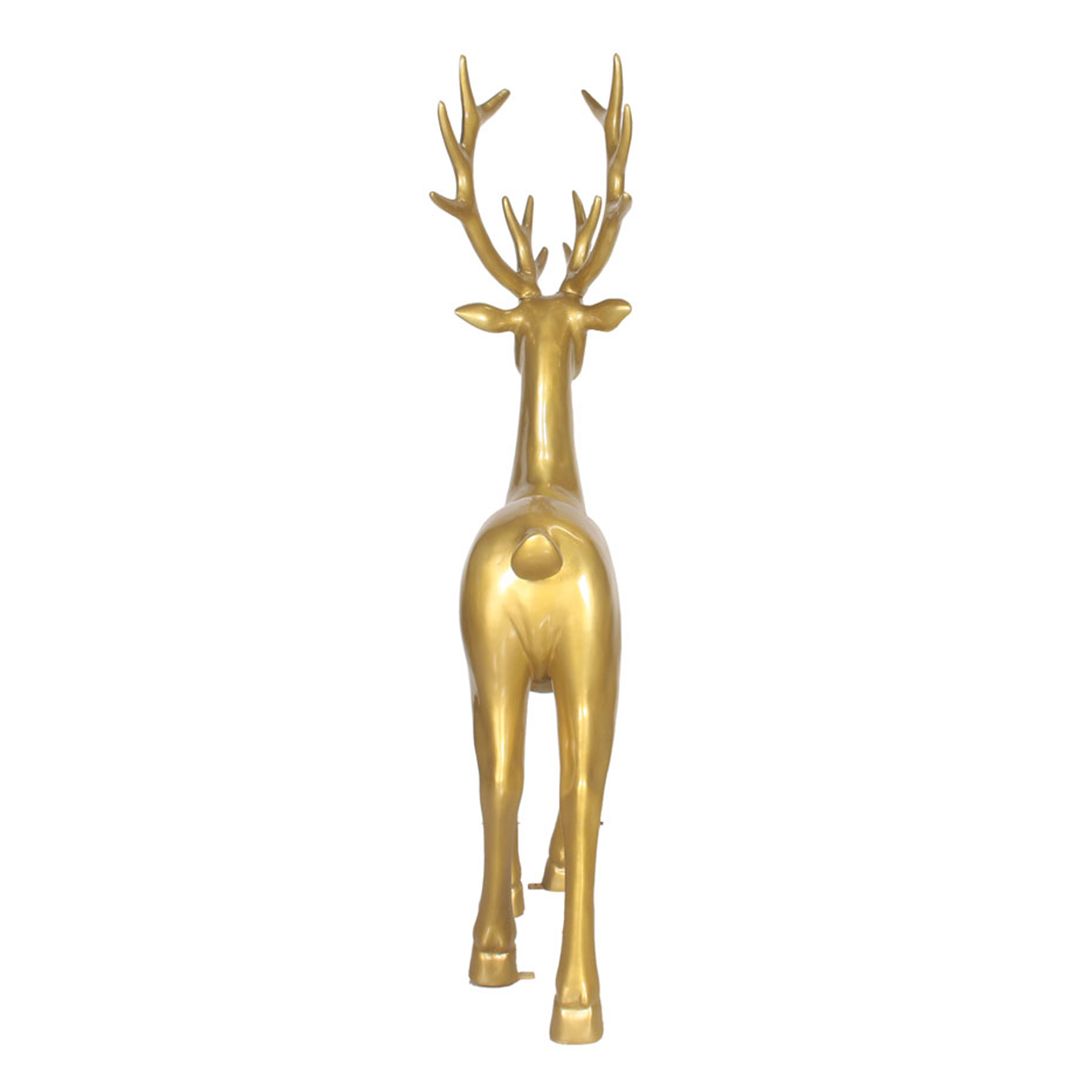6 Foot Elegant Standing Deer Resin Display