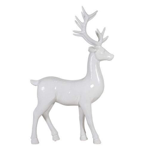 6 Foot Elegant Standing Deer Resin Display