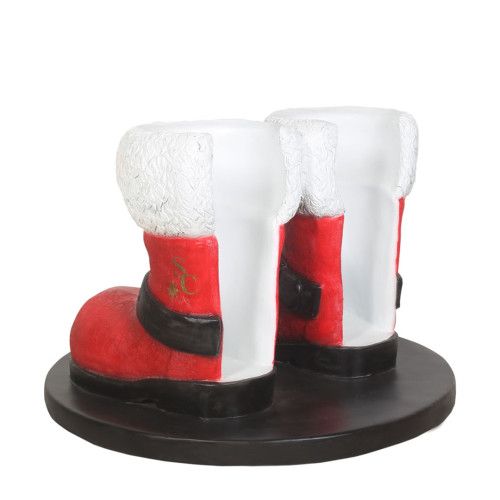 Santa Boots Photo Op Resin Display